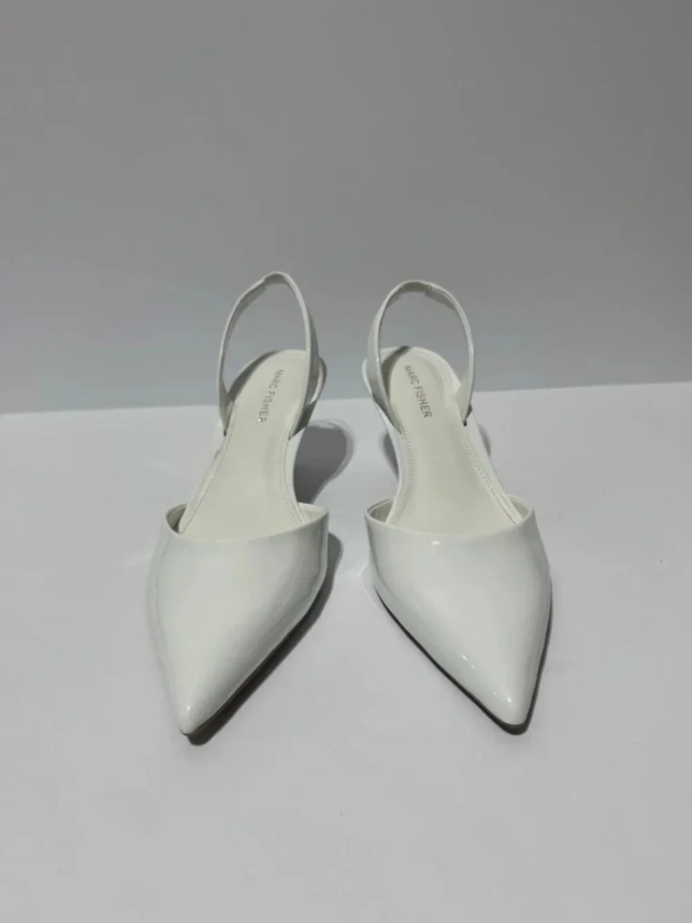 Marc Fisher Womens Iced Heels White Size 8.5 M